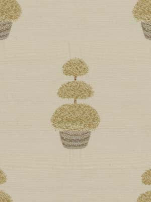 Robert Allen Fabric 062665 Topiary Basket Platinum
