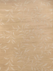 Stroheim Wallpaper 0657501 Viney Leaf Jute Almond On Flax