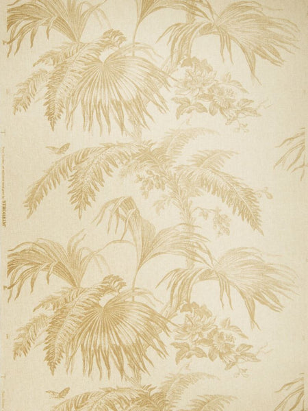 Stroheim Wallpaper 0657701 Palm Garden Paperw Pecan On Natural