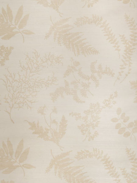 Stroheim Wallpaper 0658902 Wildflowers Sisal Sand On Oyster