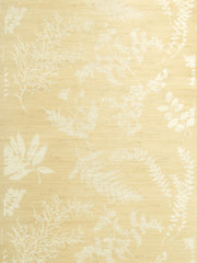 Stroheim Wallpaper 0659101 Wildflowers Jute Almond On Flax