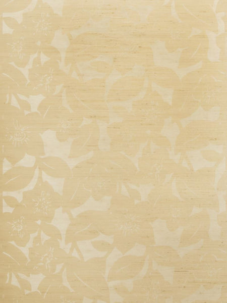 Stroheim Wallpaper 0659501 In Bloom Jute Almond On Flax