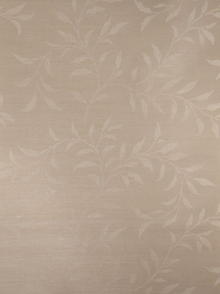 Stroheim Wallpaper 0659703 Viney Leaf Sisal Offwhite On Dove
