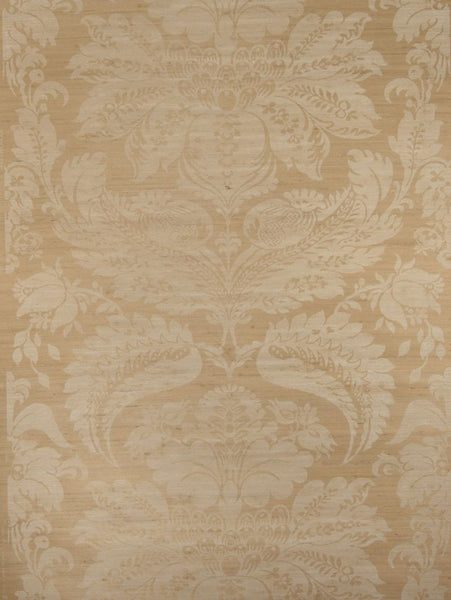 Stroheim Wallpaper 0665601 Townsend Jute Almond On Flax