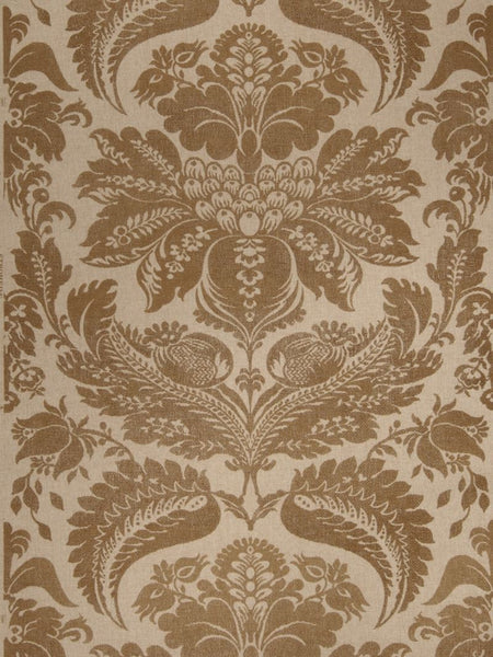 Stroheim Wallpaper 0666002 Townsend Paperweave Pecan On Natural
