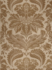Stroheim Wallpaper 0666002 Townsend Paperweave Pecan On Natural