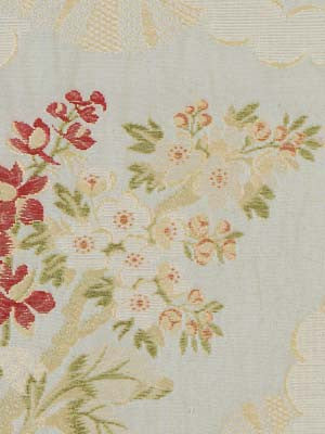 Beacon Hill Fabric 067464 French Bouquet Iced Celadon