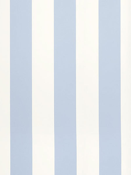 Stroheim Wallpaper 0692201 Bingham Stripe Sky Blue