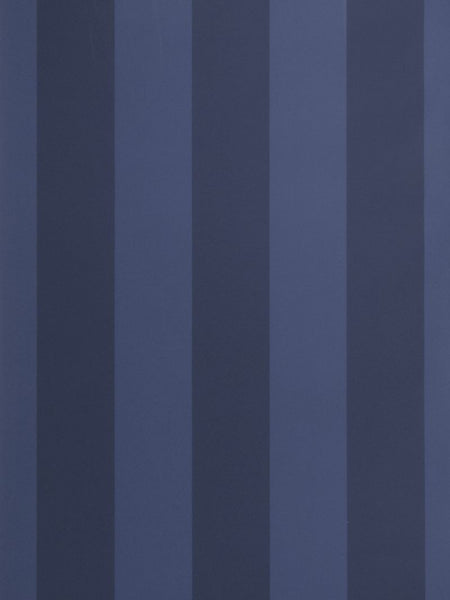 Stroheim Wallpaper 0692202 Bingham Stripe Navy