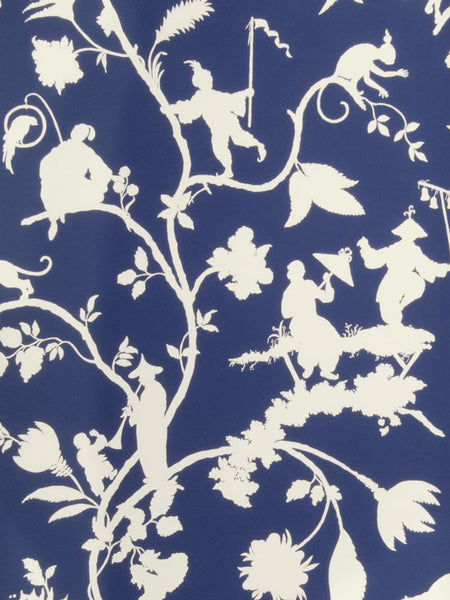 Stroheim Wallpaper 0692801 Clayfield Blue & White