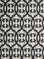 Stroheim Wallpaper 0695201 Eduardo Nonwoven Ebony