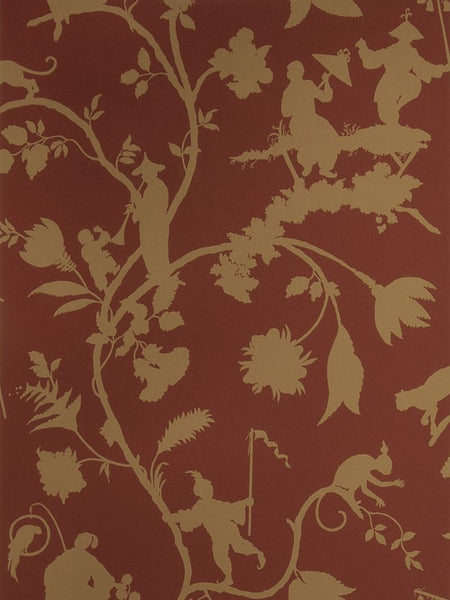 Stroheim Wallpaper 0695901 Clayfield Nonwoven Cinnamon