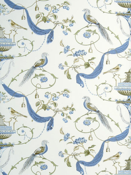 Stroheim Wallpaper 0697201 Hinson Blue