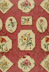 FSchumacher Fabric 1031023 Greenbrier Botanical Coral