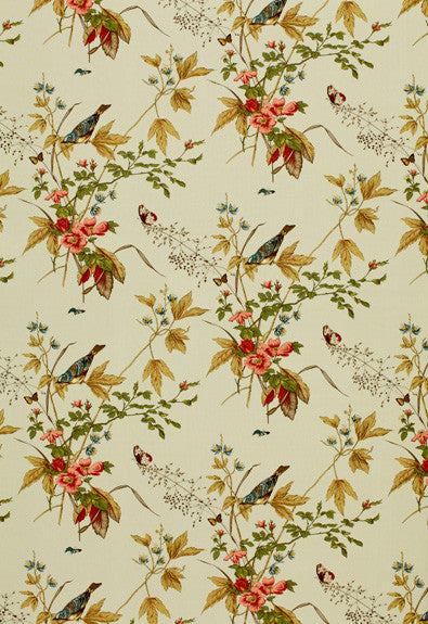 FSchumacher Fabric 1137034 Early Spring Aqua