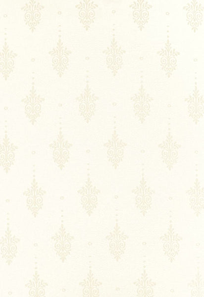 FSchumacher Fabric 12450 Genevieve Madras Sheer Ivory