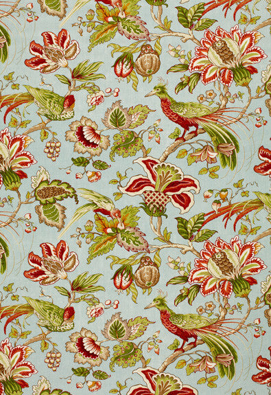 FSchumacher Fabric 1273002 Sandringham ROBIN'S Egg