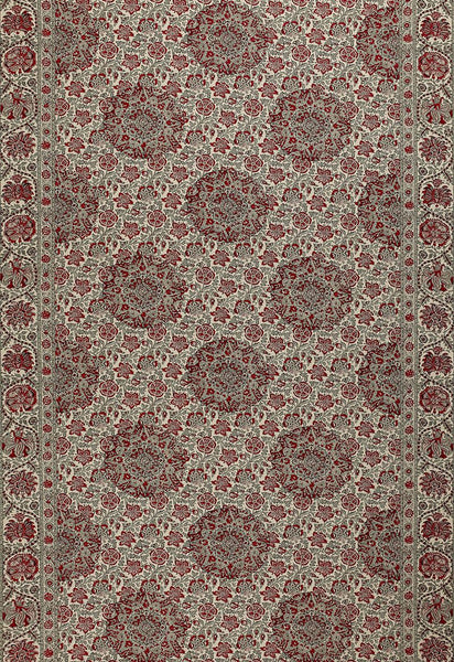 FSchumacher Fabric 1296000 Kaya Medallion Document