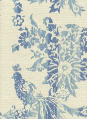 FSchumacher Fabric 1308000 Cooper House Ikat Indigo