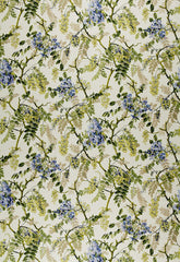 FSchumacher Fabric 1318000 Wisteria Vine Periwinkle