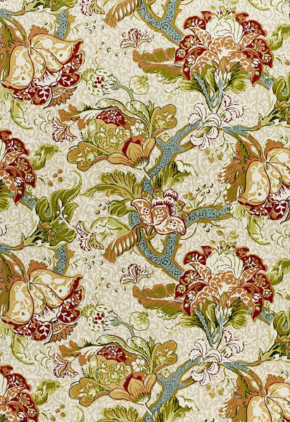 FSchumacher Fabric 1319002 Ariella Jacobean Ecru
