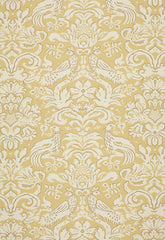 FSchumacher Fabric 1328002 Aldwyn Damask Buttercup