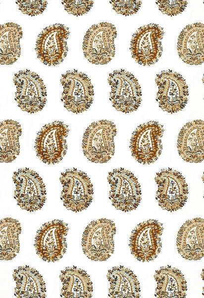 FSchumacher Fabric 1329002 Arklow Paisley Stone