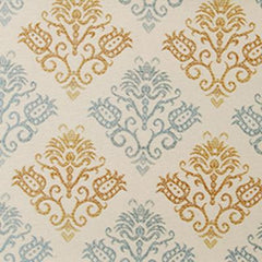 Duralee Fabric 15322-680 Aqua/Cocoa