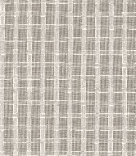FSchumacher Fabric 16611 Borealis Check Champagne