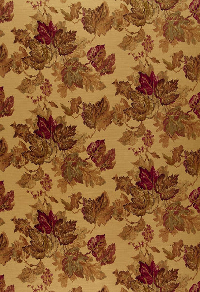 FSchumacher Fabric 166373 Longwood Leaves Spice
