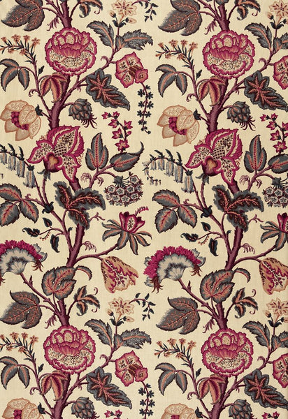 FSchumacher Fabric 172611 Tree Of Life Spice On Linen