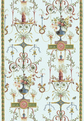 FSchumacher Fabric 172632 Terracina Arabesque Celestial