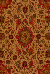 FSchumacher Fabric 172792 Jahanara Carpet Tea Leaf