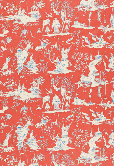 FSchumacher Fabric 172921 Starry Night Mandarin