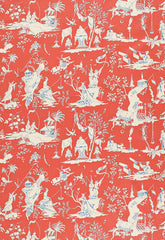 FSchumacher Fabric 172921 Starry Night Mandarin
