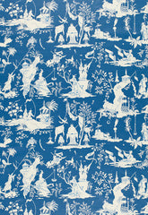FSchumacher Fabric 172922 Starry Night China Blue