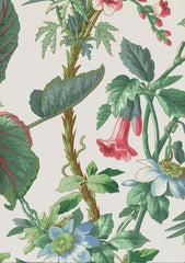 FSchumacher Fabric 172951 Palmetto Garden Tropic