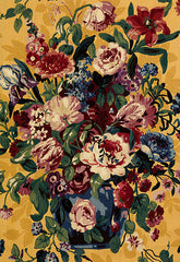 FSchumacher Fabric 173000 Centennial Bouquet Document Ochre
