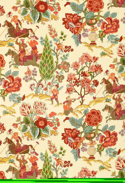 FSchumacher Fabric 173011 Persian Lancers Spring