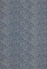 FSchumacher Fabric 173041 Chevron D'ETE Blue