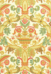 FSchumacher Fabric 173320 Fontenay Vase Ivory
