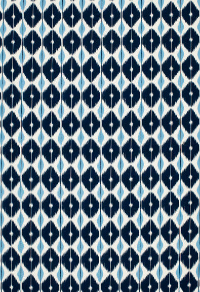 FSchumacher Fabric 173402 Sarong Indigo