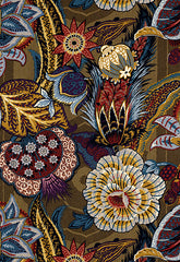 FSchumacher Fabric 173520 Zanzibar Linen Print Cerulean