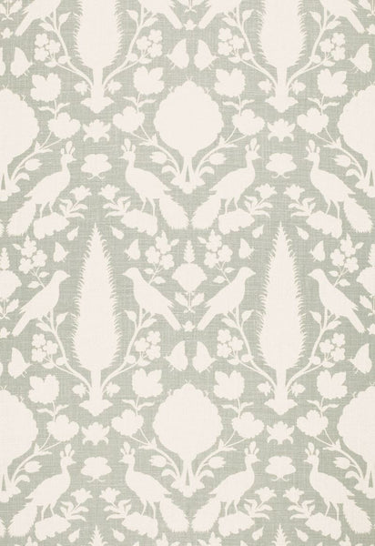 FSchumacher Fabric 173562 Chenonceau Aquamarine