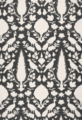 FSchumacher Fabric 173563 Chenonceau Charcoal