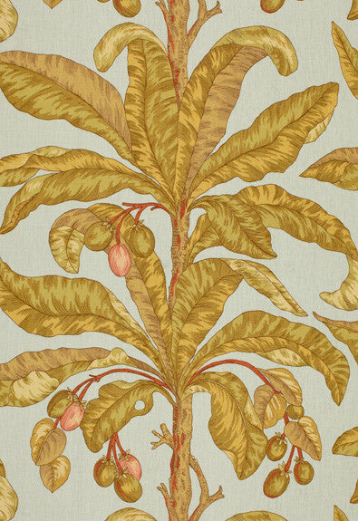 FSchumacher Fabric 173590 Blair House Palm II Sea Breeze