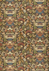 FSchumacher Fabric 173620 Egerton Tapestry Print Umber