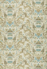 FSchumacher Fabric 173622 Egerton Tapestry Print Almond