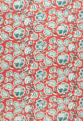 FSchumacher Fabric 173700 Deco Flower Berry