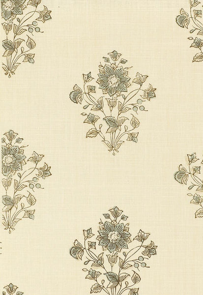 FSchumacher Fabric 173761 Beatrice Bouquet Mineral